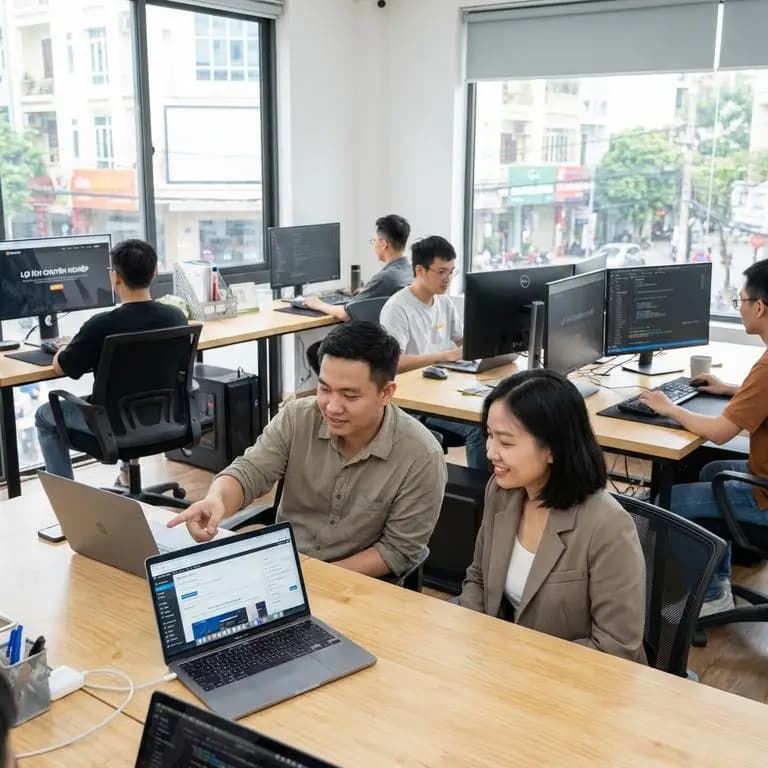 UI website — layout và hệ thống trang